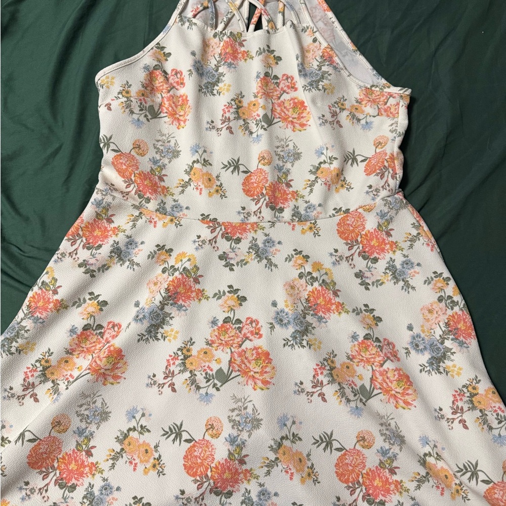 Floral Halter Dress